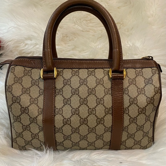 Vintage Gucci GG supreme Boston Bag - Picture 2 of 10